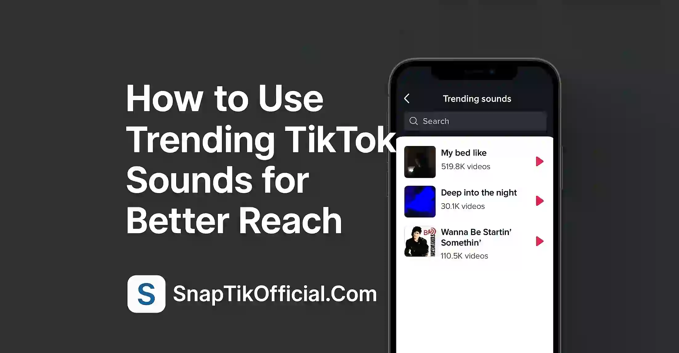 How to Use Trending TikTok Sounds for Better Reach
