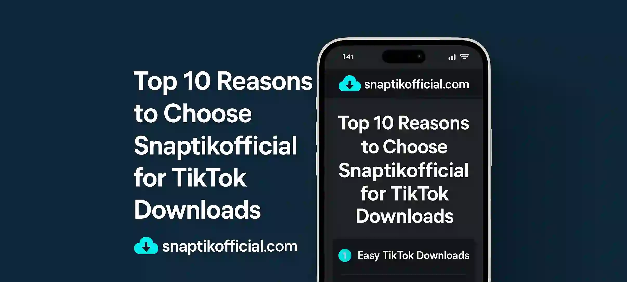 Top 10 Reasons to Choose Snaptikofficial for TikTok Downloads